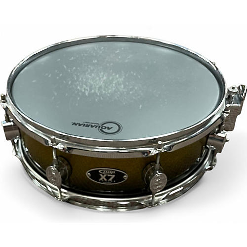 Used PDP by DW 14in X7 SNARE GREEN SPARKLE BURST Drum GREEN SPARKLE BURST 33