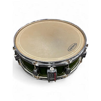Used PDP by DW 14in X7 SNARE GREEN SPARKLE Drum