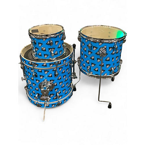 Used PDP by DW 3 Piece AQUABATS KIT Aquabats Wrap Drum Kit Aquabats Wrap