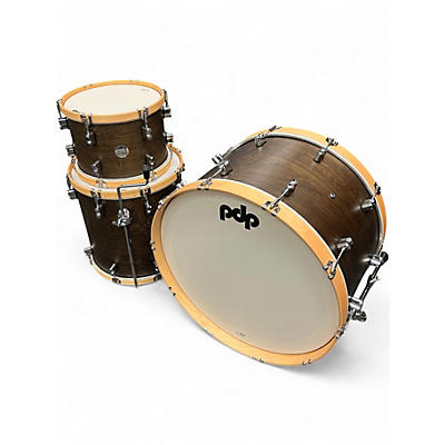 Used PDP by DW 3 Piece Concept Maple 3pc Brown Drum Kit