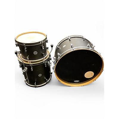 Used PDP by DW 3 Piece Concept Maple Classic Ebony with Ebony Hoop Drum Kit