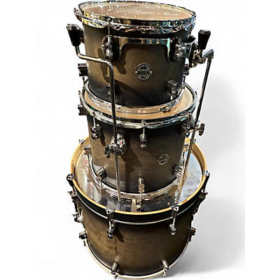 Used PDP by DW 3 Piece Concept Series Charcoal Burst Lacquer Drum Kit