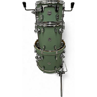 Used PDP by DW 3 Piece Concept Series SATIN SEA FOAM Drum Kit