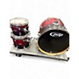 Used PDP by DW 3 Piece FS Series red fade Drum Kit red fade