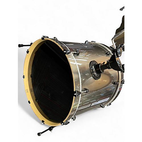 Used PDP by DW 3 Piece mainstage metallic bronze Drum Kit metallic bronze