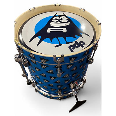 Used PDP by DW 4 Piece AQUABATS LIMITED EDITION NEW YORKER Blue Drum Kit