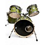 Used PDP by DW 4 Piece Concept Maple Bop Satin Olive Drum Kit Satin Olive