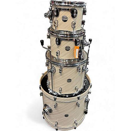 Used PDP by DW 4 Piece Concept Series Maple TWISTED IVORY Drum Kit TWISTED IVORY