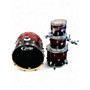 Used PDP by DW 4 Piece Concept Series Red to Black Fade Drum Kit Red to Black Fade