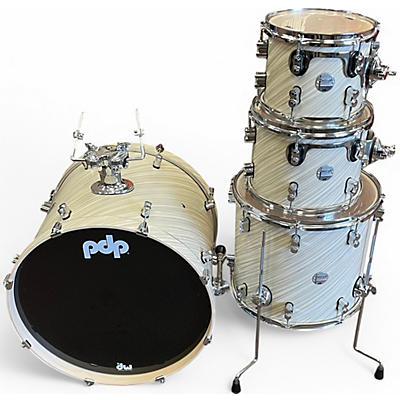 Used PDP by DW 4 Piece Concept Series TWISTED IVORY Drum Kit