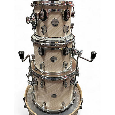 Used PDP by DW 4 Piece Concept Series TWISTED IVORY Drum Kit