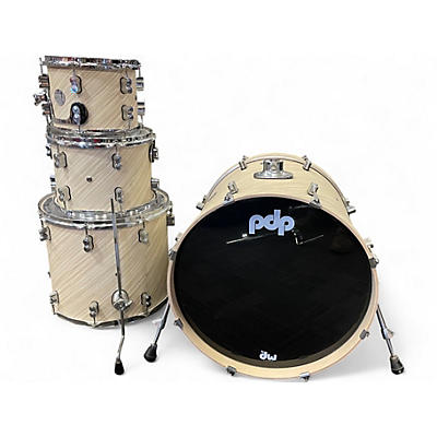 Used PDP by DW 4 Piece Concept Series Twisted Ivory Drum Kit