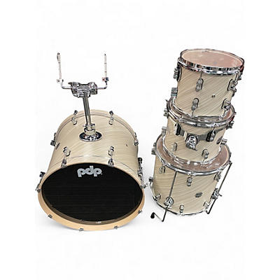 Used PDP by DW 4 Piece Concept Series twisted ivory Drum Kit