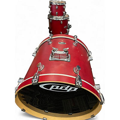 Used PDP by DW 4 Piece FS BIRCH SET RED Drum Kit