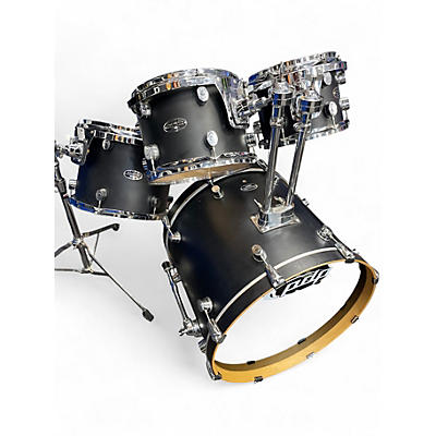 Used PDP by DW 4 Piece FS SERIES Satin Black Drum Kit