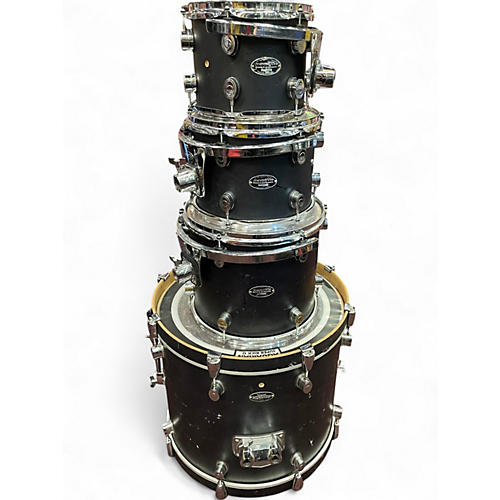 Used PDP by DW 4 Piece FS series Black Drum Kit Black