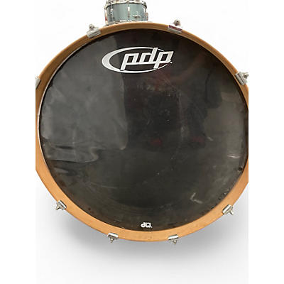 Used PDP by DW 4 Piece MX SERIES GREEN FADE Drum Kit