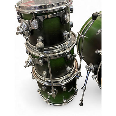 Used PDP by DW 4 Piece MX Series Green Fade Drum Kit