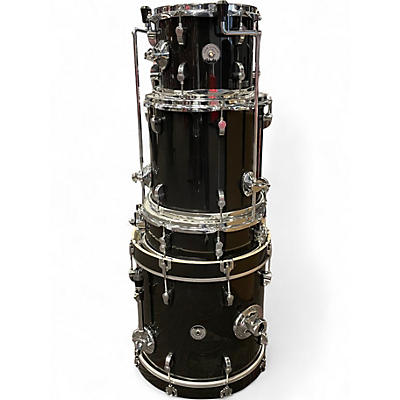 Used PDP by DW 4 Piece New Yorker 4-Piece Shell Pack With 16" Bass Drum Black Drum Kit