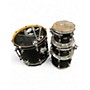 Used PDP by DW 4 Piece PACIFIC SERIES Black Drum Kit Black