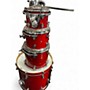 Used PDP by DW 4 Piece PACIFIC SERIES RED Drum Kit RED