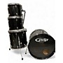 Used PDP by DW 4 Piece Z5 SERIES Black Drum Kit Black