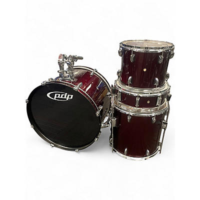 Used PDP by DW 4 Piece Z5 Wine Red Drum Kit