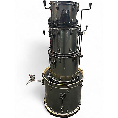 Used PDP by DW 4 Piece double drive dark green Drum Kit