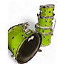 Used PDP by DW 5 Piece CENTER STAGE GREEN SPARKLE Drum Kit GREEN SPARKLE