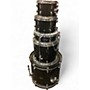 Used PDP by DW 5 Piece CENTERstage Shell Pack Black Drum Kit Black