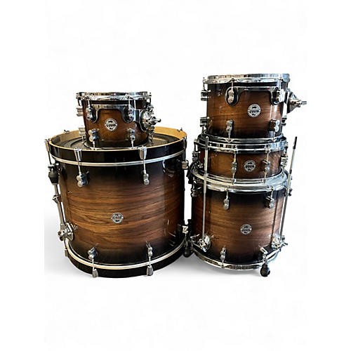 Used PDP by DW 5 Piece CONCEPT MAPLE Walnut Drum Kit Walnut