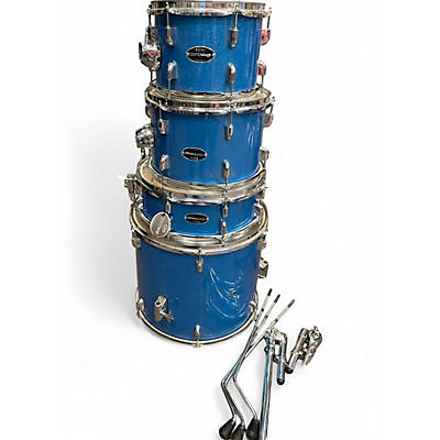 Used PDP by DW 5 Piece Center Stage blue sparkle Drum Kit