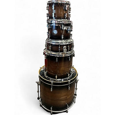 Used PDP by DW 5 Piece Concept Series EXOTIC WALNUT Drum Kit