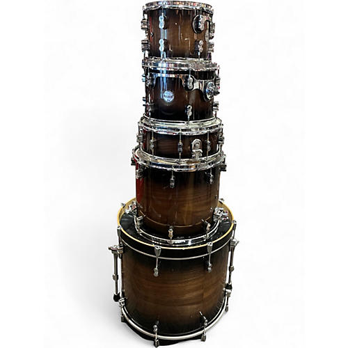 Used PDP by DW 5 Piece Concept Series EXOTIC WALNUT Drum Kit EXOTIC WALNUT