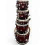 Used PDP by DW 5 Piece Concept Series Red Sparkle Drum Kit Red Sparkle