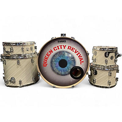 Used PDP by DW 5 Piece Concept Series Twisted Ivory Drum Kit