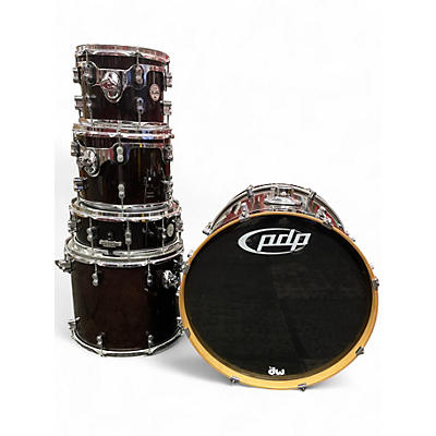 Used PDP by DW 5 Piece Concept Series Walnut Drum Kit