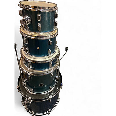 PDP Used PDP by DW 5 Piece ENCORE 5 PIECE BLUE SPARKLE Drum Kit