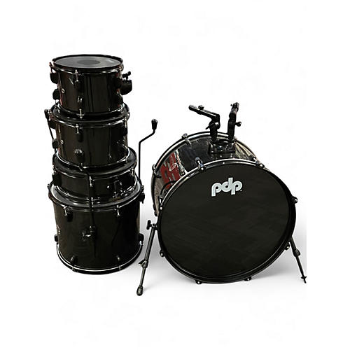 PDP Used PDP by DW 5 Piece ENCORE Black Drum Kit Black