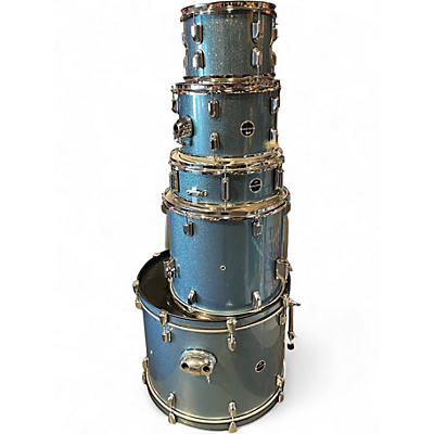 Used PDP by DW 5 Piece ENCORE Ice Blue Metallic Drum Kit