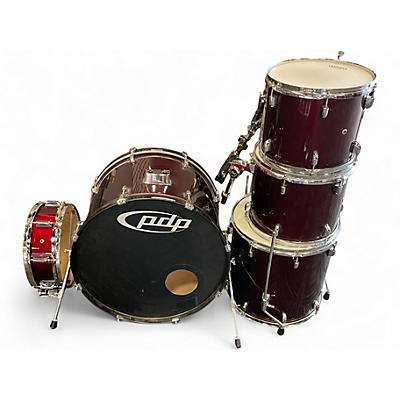 Used PDP by DW 5 Piece EZ RED Drum Kit