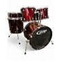 Used PDP by DW 5 Piece EZ Wine Red Drum Kit Wine Red