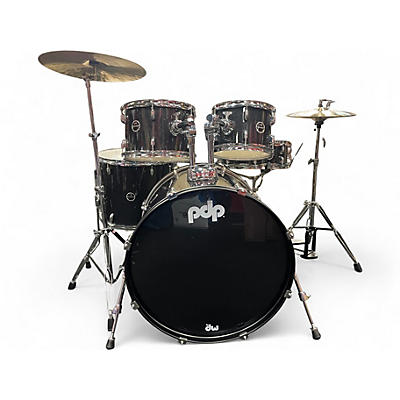 Used PDP by DW 5 Piece Encore Black Drum Kit