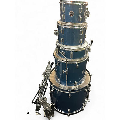 Used PDP by DW 5 Piece Encore sparkle blue Drum Kit