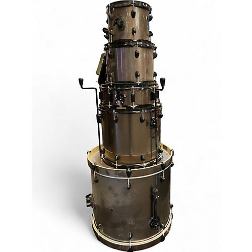 Used PDP by DW 5 Piece MAINSTAGE Metallic Gray Drum Kit Metallic Gray