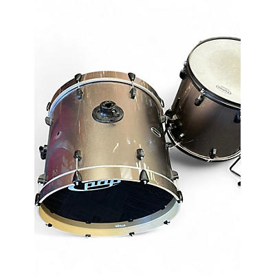 Used PDP by DW 5 Piece MAINstage bronze sparkle Drum Kit