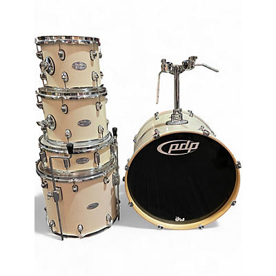 Used PDP by DW 5 Piece Mainstage Sunbleached White Drum Kit