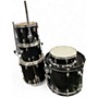 Used PDP by DW 5 Piece PACIFIC 5 SHELL PACK Black Drum Kit Black