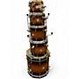 Used PDP by DW 5 Piece PLATINUM MAPLE Tobacco Burst Drum Kit Tobacco Burst