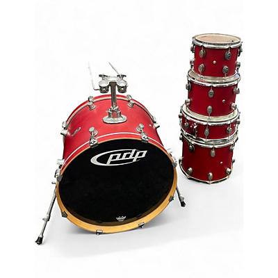 Used PDP by DW 5 Piece SPECTRUM Cherry Stain Drum Kit